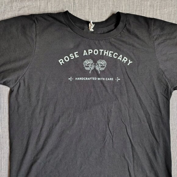 Schitts Creek Rose Apothecary T-Shirt Women's Size 3XL XXXL Black White Sitcom - Picture 3 of 7